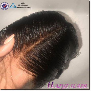 10A cutícula frontal desplumada del grado superior del pelo alineado frontal del pelo brasileño crudo del grado